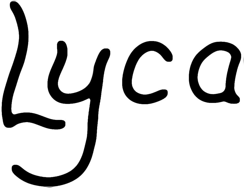 Lyca — the title in the author’s hand